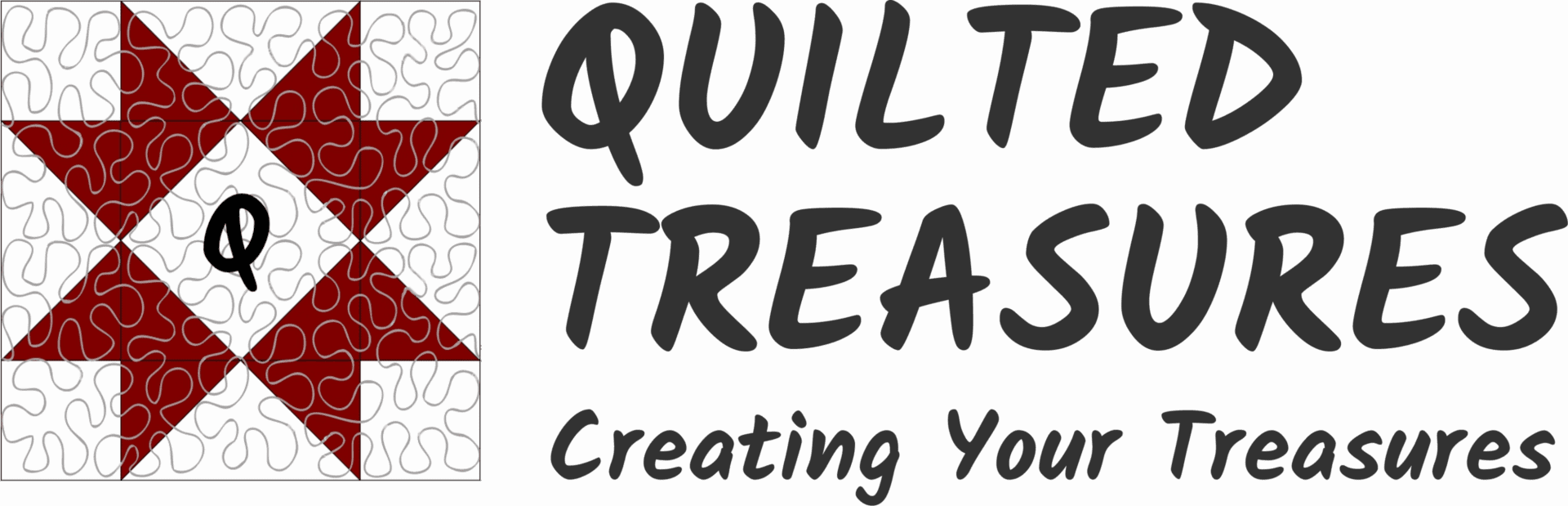 Quilt Treasures logo with tagline 'Creating Your...'.